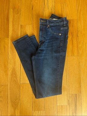 H&M Dark Indigo Blue Sz 4 Curvy Jeggings